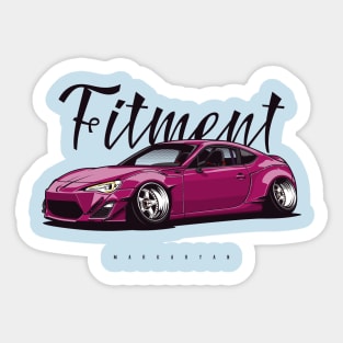 Fitment GT86 Sticker